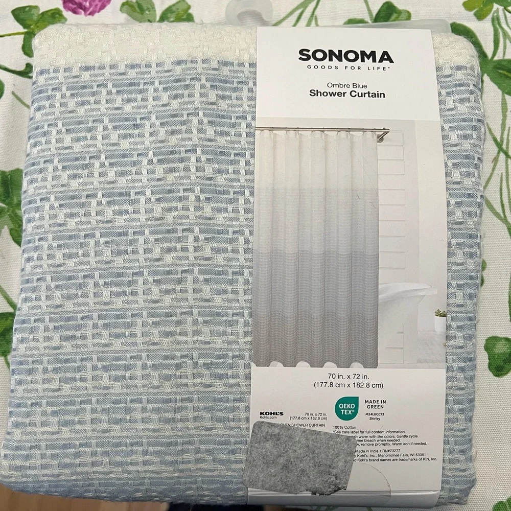 Sonoma Gradient Blue Shower Curtain